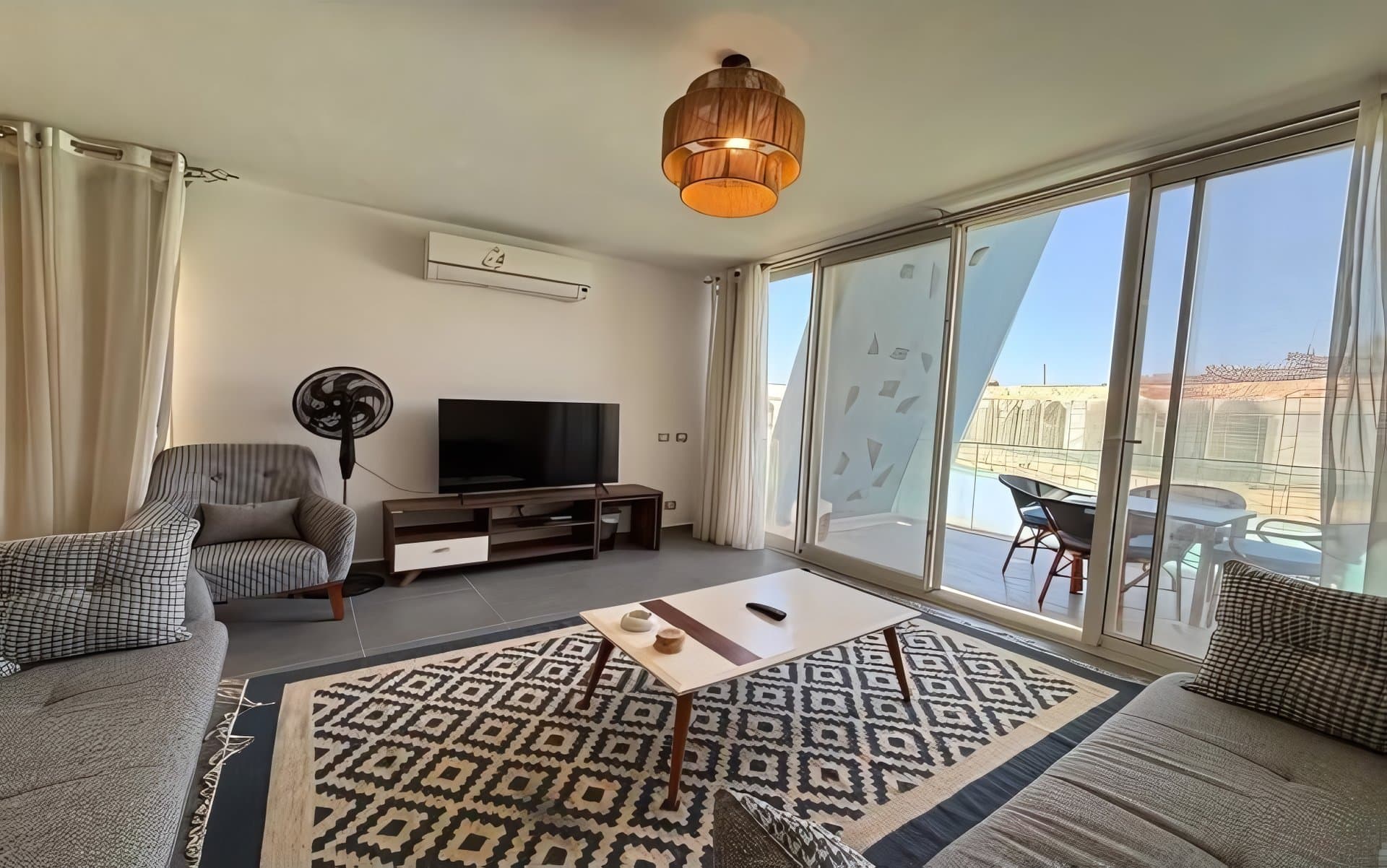 Luxury 3BR Lagoon View Chalet with Nanny Room in Fouka Bay