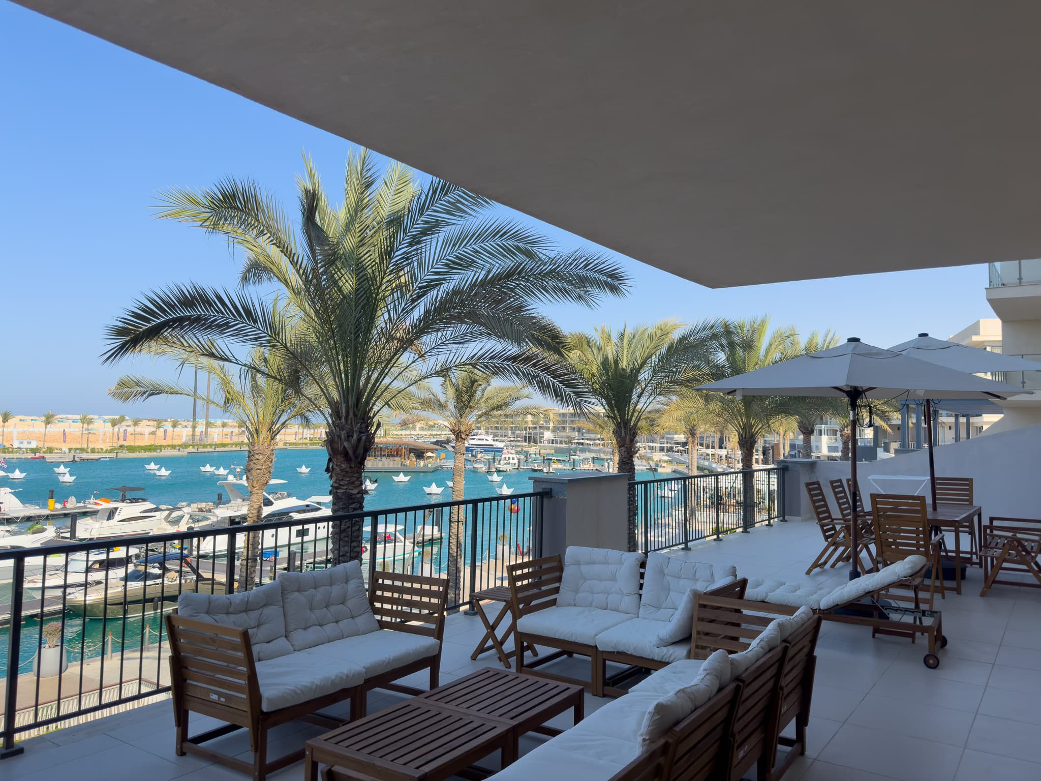 3BR Marina West Apartment — Marassi | Yacht & Marina Views