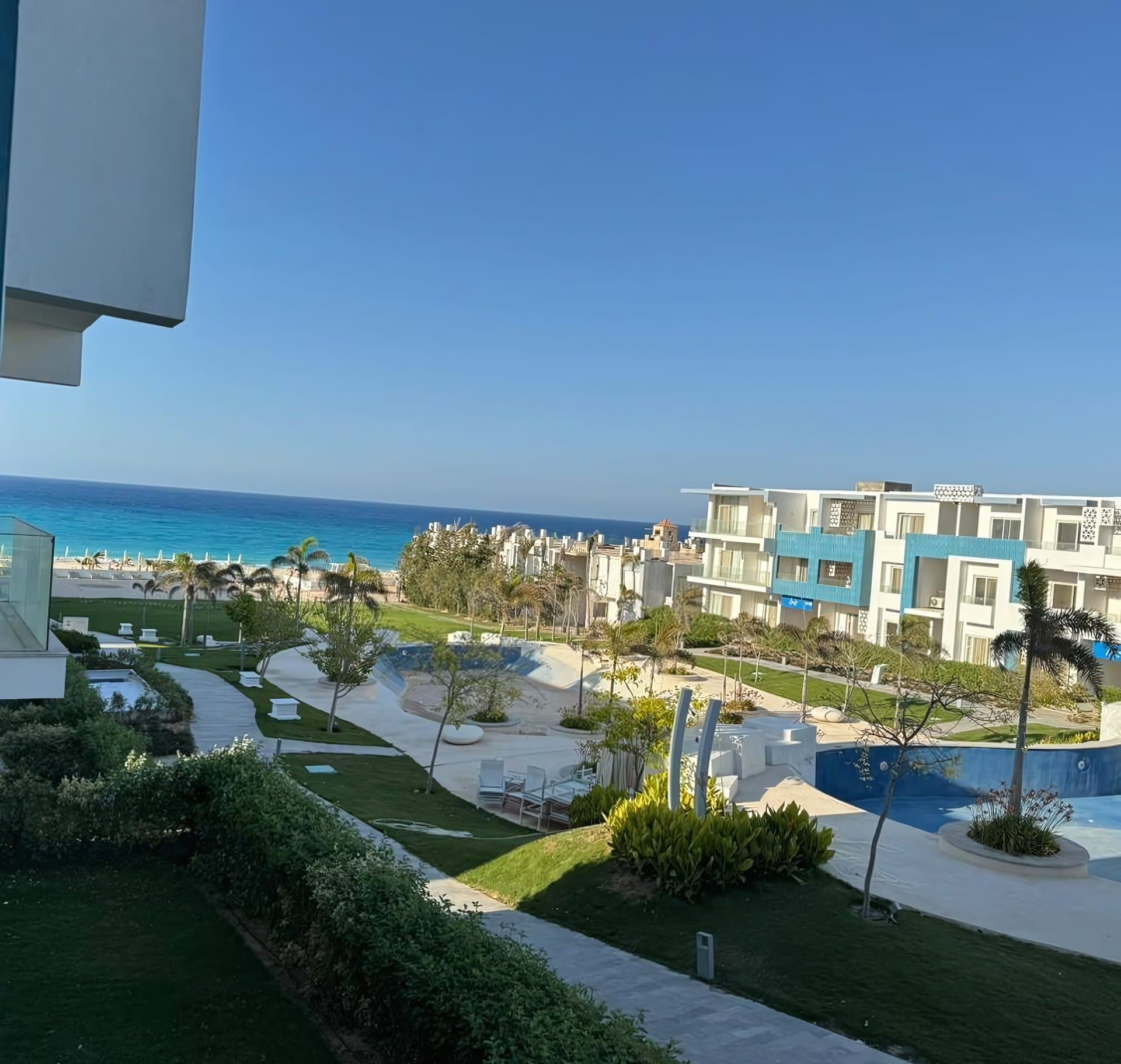 Premium 3BR Chalet in Fouka Bay | First Floor Sea & Pool Panorama