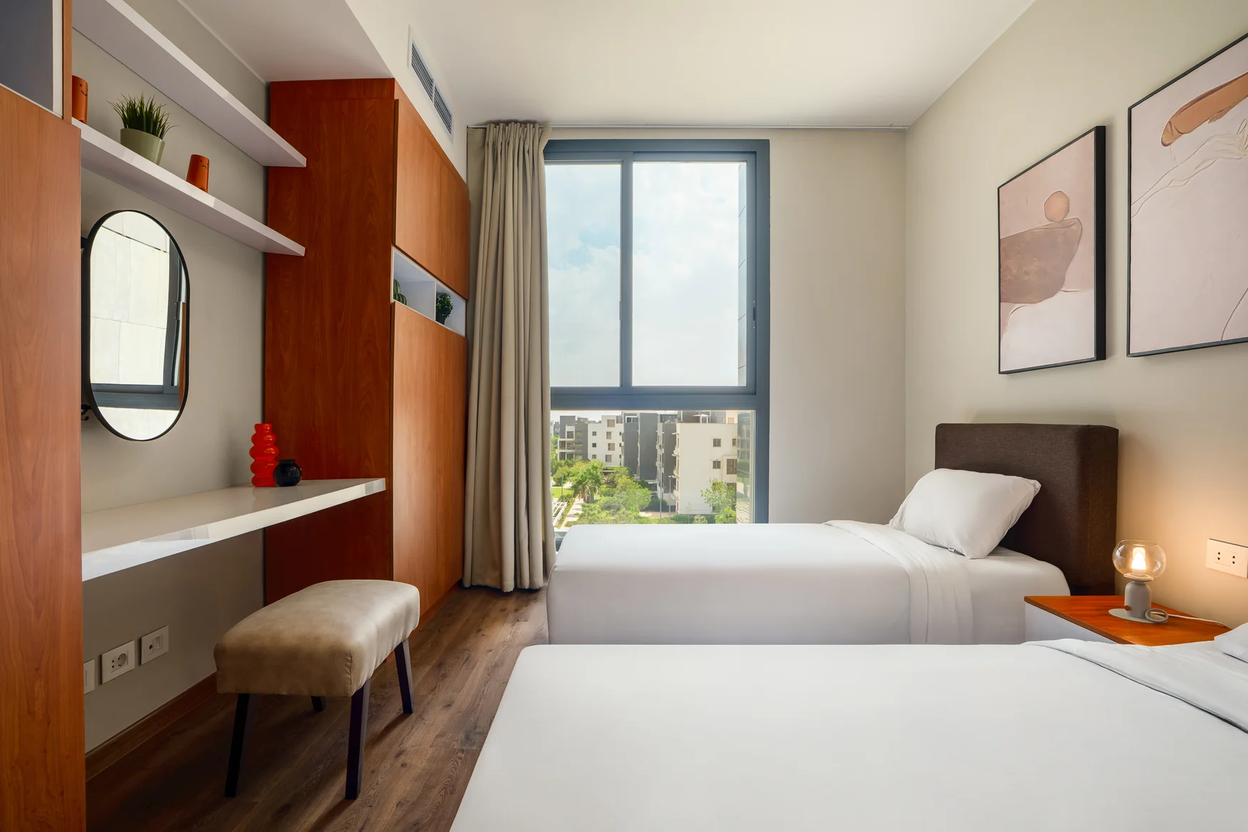 Sh. Zayed Aeon Towers 2BR w/ Kitchen, photo 5