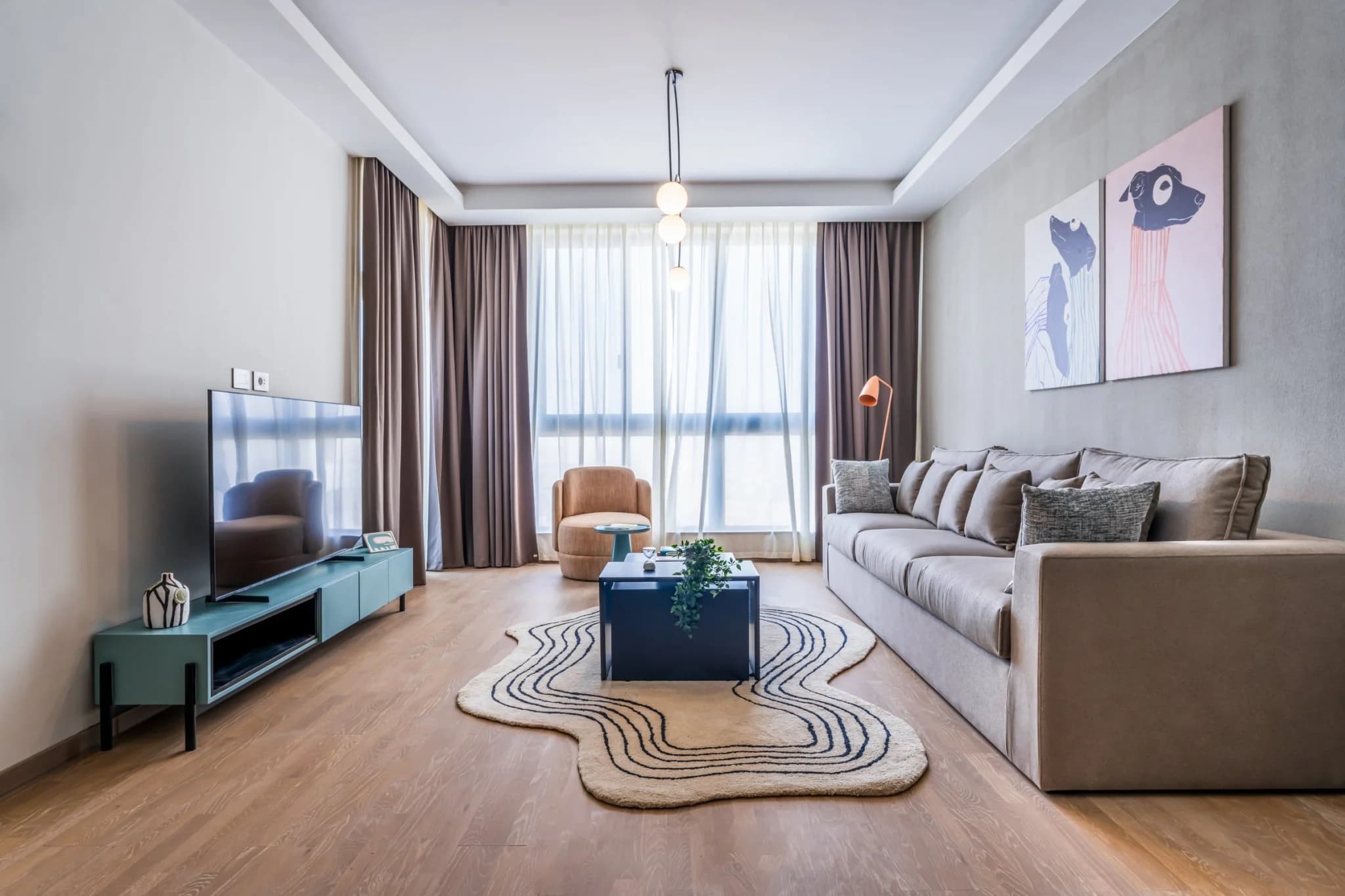 Sh. Zayed Aeon Towers 2BR w/ Kitchen, photo 4