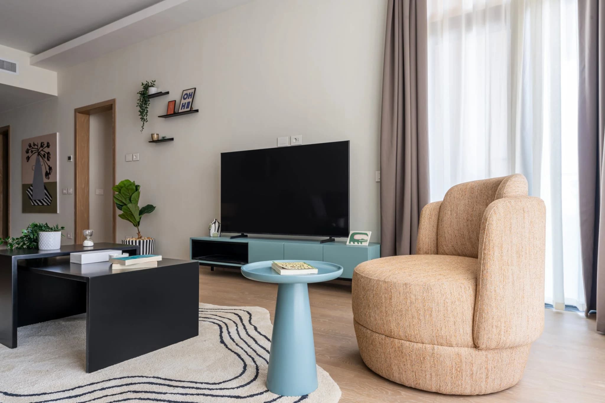 Sh. Zayed Aeon Towers 2BR w/ Kitchen, photo 5