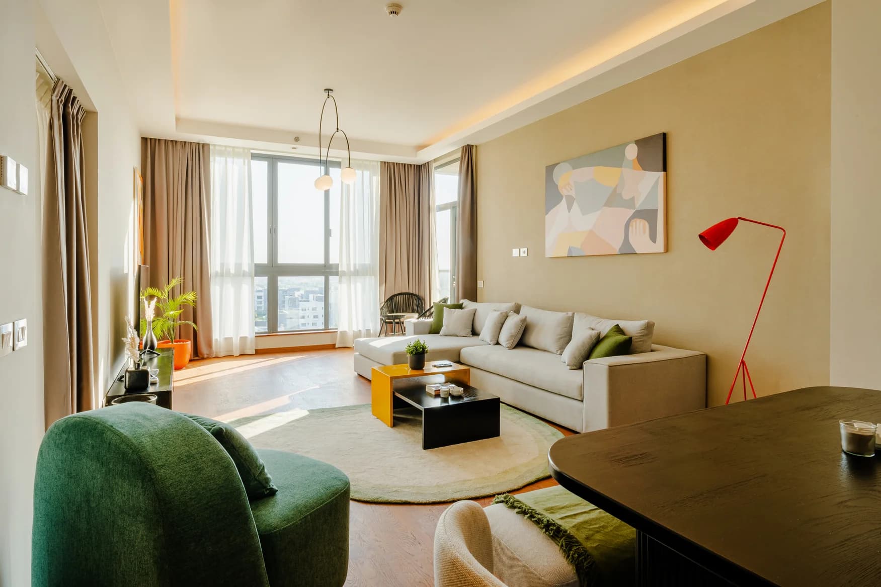 Sh. Zayed · Aeon Towers 2BR w/ Balcony, photo 4