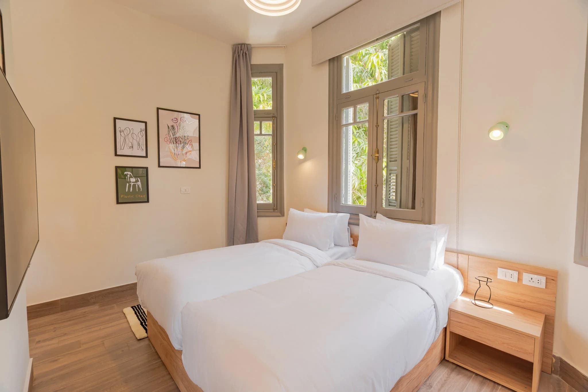 Studio Twin Bed Garden View with Balcony, photo 2